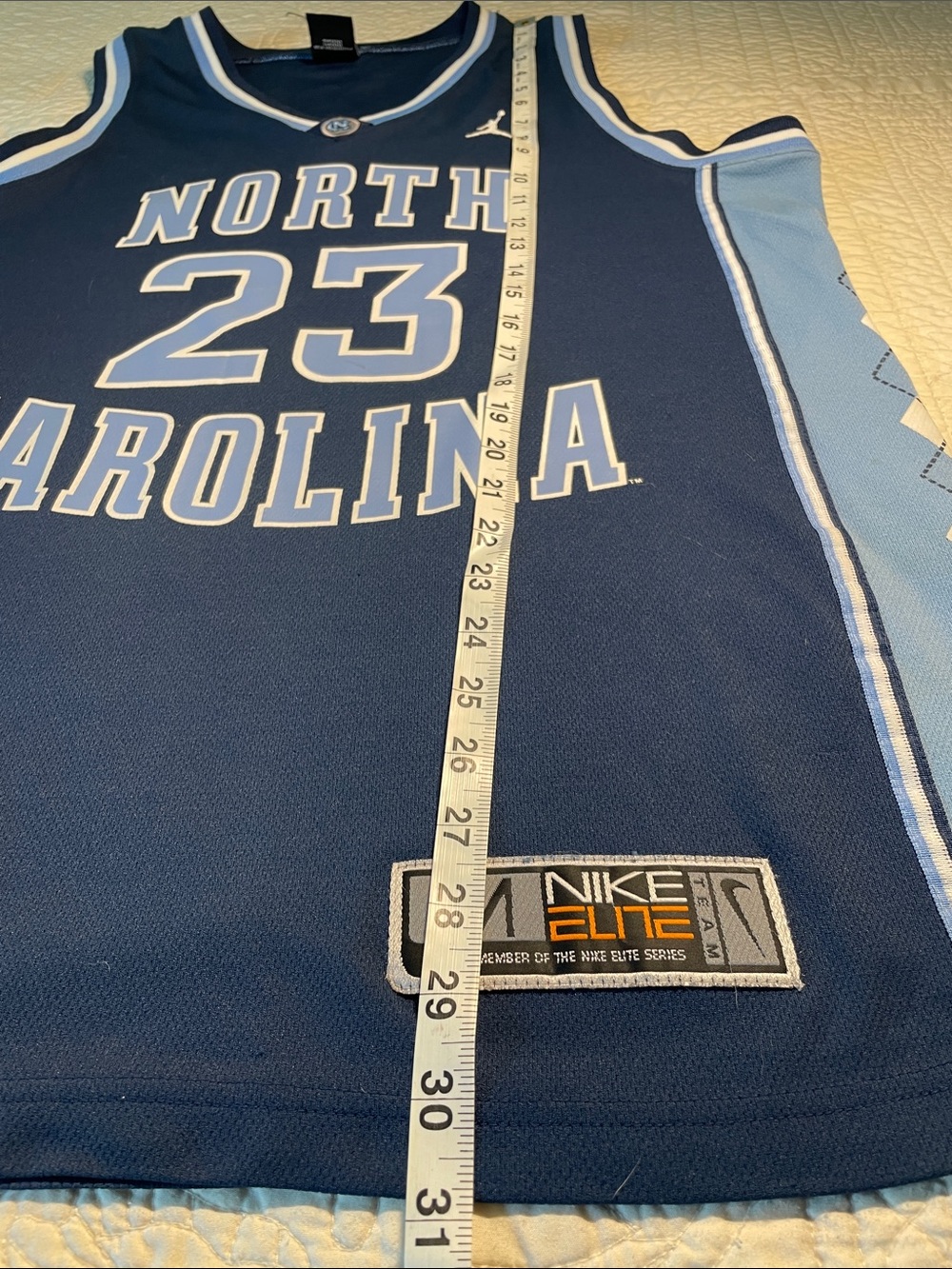 Nike North Carolina Basketball Jersey - Navy & Light Blue - Picture 10 of 12